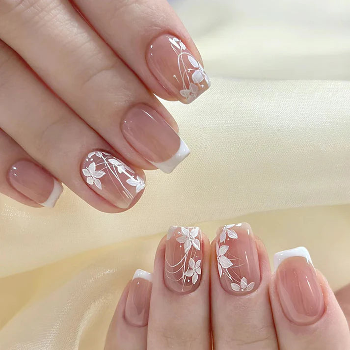 N-163 - Floral white french