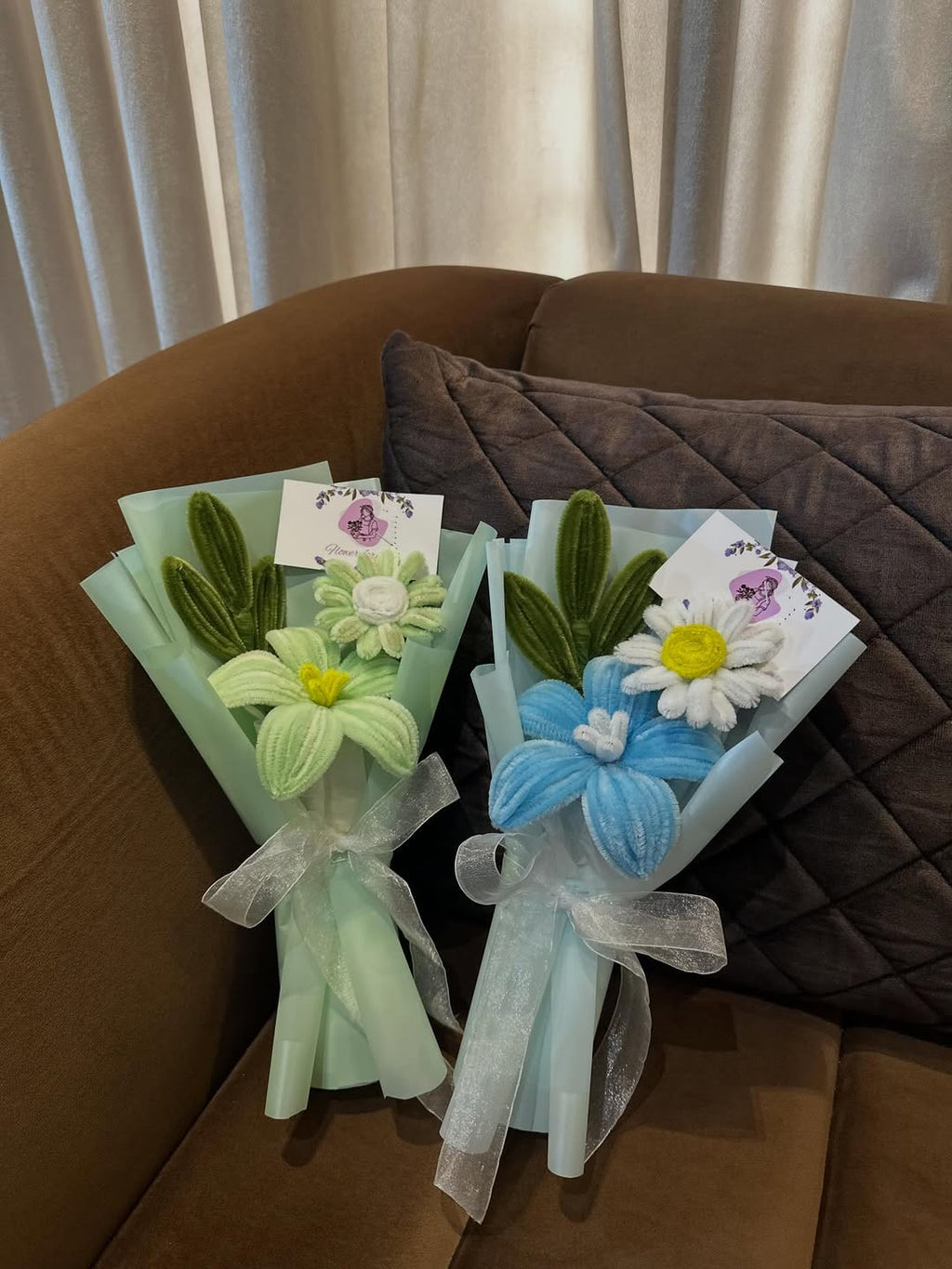 Pastel bouquets