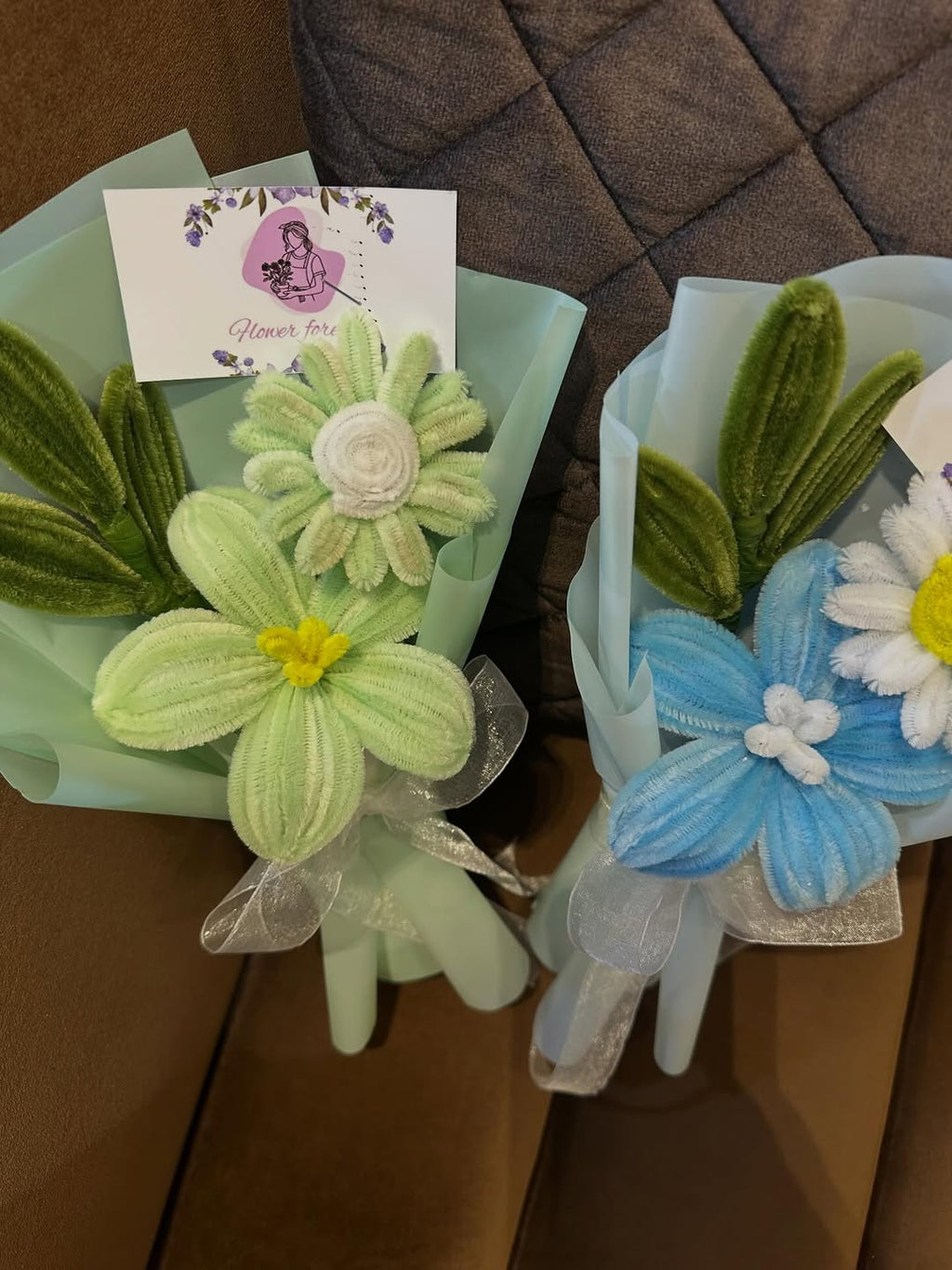 Pastel bouquets