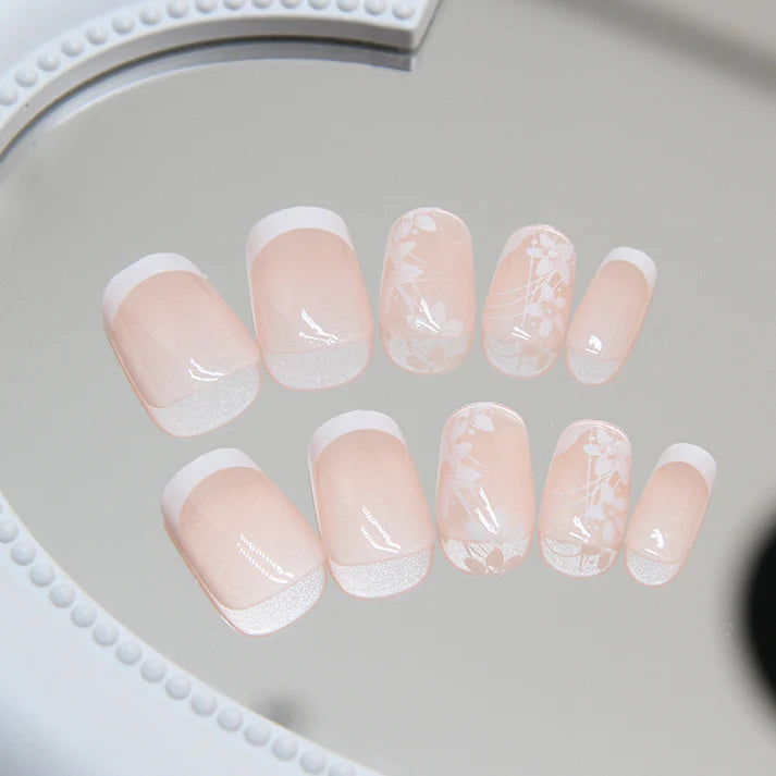 N-163 - Floral white french
