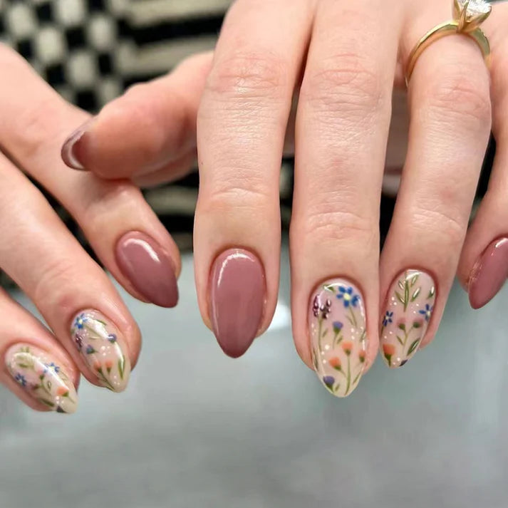 N-125 - Florals & Primrose Pink