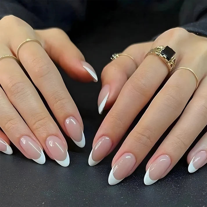 N-218 - Light Peach & White