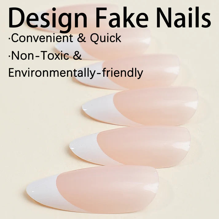 N-218 - Light Peach & White